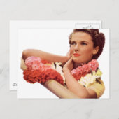 Vintag Retro Frauen Hawaii Urlaub Postkarte (Vorne/Hinten)