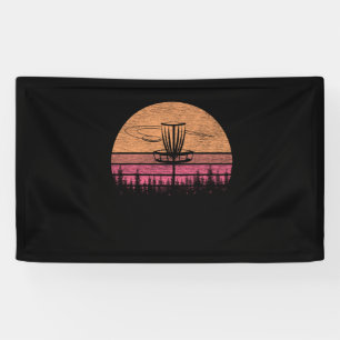 Vintag Retro Frolf Frisbee Disk Golf T-Shirt Gesch Banner
