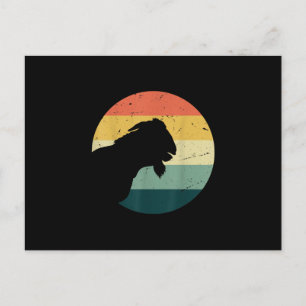 Vintag Retro Funny Animal Lover Goat Bauer Geschen Einladungspostkarte