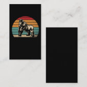 Vintag Retro Gorilla Visitenkarte (Vorne/Hinten)