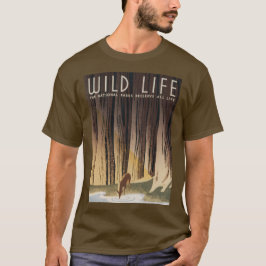 Vintag Retro Grand Wild Life Nationalpark T-Shirt