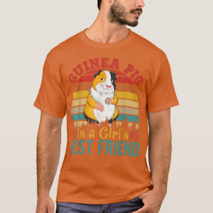 Vintag Retro Guinea Pig ist der beste Freund eines T-Shirt