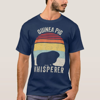 Vintag Retro Guinea Pig Whispere T-Shirt