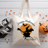 Vintag Retro Happy Halloween My Pretties Hexe Tragetasche