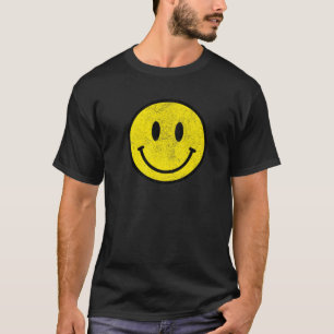 Vintag Retro Happy Smiley 80'S 90'S Aestheti T-Shirt