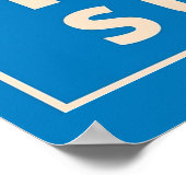 Vintag Retro Hello Summer Poster (Ecke)