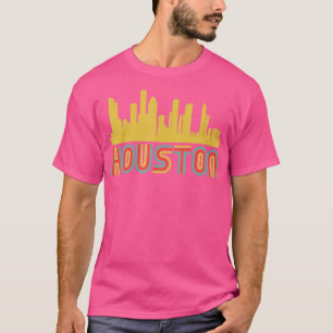 Vintag Retro Houston Texas Skyline T-Shirt