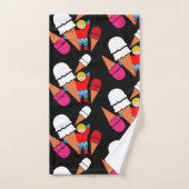 Vintag Retro Ice Badhandtuch Set (Handtuch)