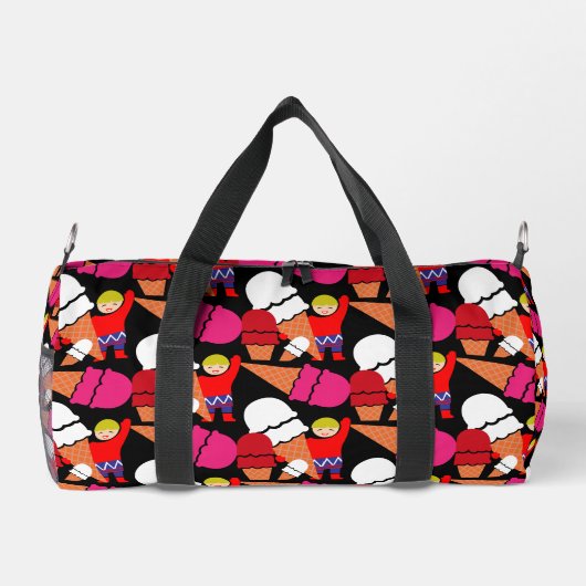 Vintag Retro Ice Duffle Bag (Rückseite)