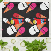 Vintag Retro Ice Geschirrtuch (Gefaltet)