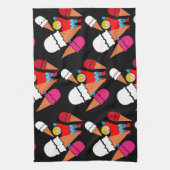 Vintag Retro Ice Geschirrtuch (Vertikal)