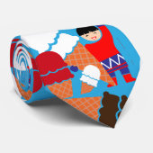 Vintag Retro Ice Krawatte (Gerollt)