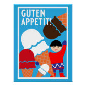 Vintag Retro Ice Poster (Vorderseite)