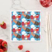 Vintag Retro Ice Serviette (Beispiel)