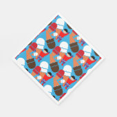 Vintag Retro Ice Serviette (Ecke)
