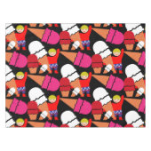 Vintag Retro Ice Tischdecke (Vorderseite (Horizontal))
