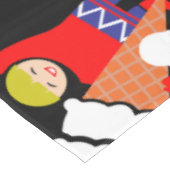 Vintag Retro Ice Tischdecke (Schrägansicht)