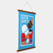 Vintag Retro Ice Wandteppich Mit Holzrahmen (Gewinkelt)