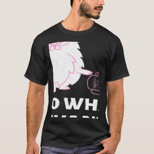 Vintag Retro Ich tue, was ich meine schwarze Katze T-Shirt