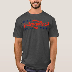 Vintag Retro Independence Day EST 1776 4. Jul. T-Shirt