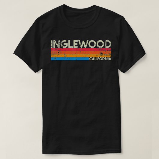 Vintag Retro Inglewood T-Shirt (Design vorne)