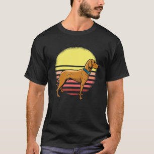 Vintag Retro Jagd Hund jagen Lover Weihnachten Mä T-Shirt