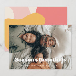 Vintag Retro Jahreszeit Grüße Foto Weihnachten