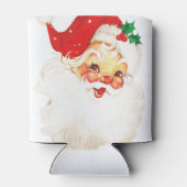 Vintag Retro Jolly Old Santa Claus Weihnachten Dosenkühler (Rückseite)