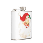 Vintag Retro Jolly Old Santa Claus Weihnachten Flachmann (Rechts)