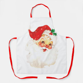 Vintag Retro Jolly Old Santa Claus Weihnachten Schürze