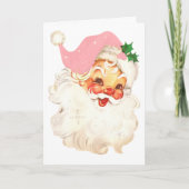 Vintag Retro Jolly Santa Claus Weihnachten (Vorderseite)