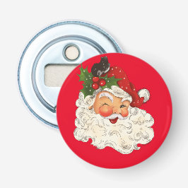 Vintag Retro Jolly Santa Claus Weihnachten Flaschenöffner