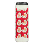 Vintag Retro Jolly Santa Claus Weihnachten Thermosbecher (Rückseite)