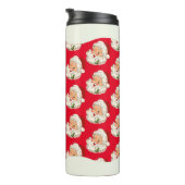 Vintag Retro Jolly Santa Claus Weihnachten Thermosbecher (Nach rechts gedreht)