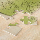 Vintag Retro Kitten Saint Patrick's Day Puzzle (Seite)