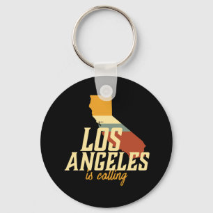 Vintag Retro Los Angeles Kalifornien USA Schlüsselanhänger