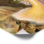 Vintag Retro Magic Mushrooms Poster (Ecke)