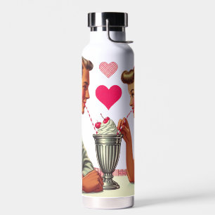Vintag/Retro Malzgeschäft der 50er Jahre Valentine Trinkflasche