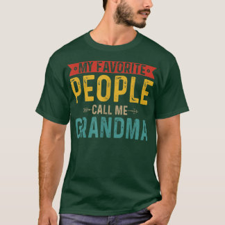 Vintag Retro, meine Lieblings-Leute nennen mich Om T-Shirt