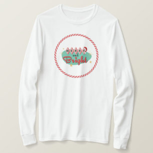 Vintag/Retro Merry & Bright T-Shirt