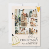 Vintag, Retro, Moderne Schrift, Frohe Weihnachten  (Vorderseite)