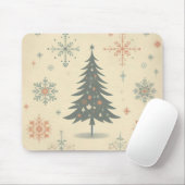 Vintag/Retro Moderne Weihnachten/Winter Mousepad (Mit Mouse)