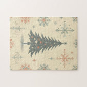 Vintag/Retro Moderne Weihnachten/Winter Puzzle (Horizontal)