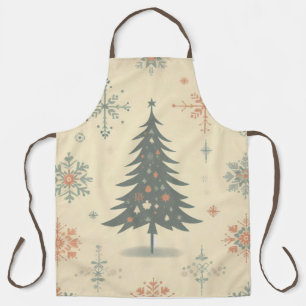 Vintag/Retro Moderne Weihnachten/Winter Schürze