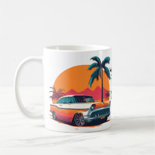 Vintag Retro Muscle Cars Cool Sports Car Classic Kaffeetasse