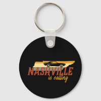 Vintag Retro Nashville Tennessee USA Stadtplan