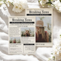 Vintag Retro Newspaper 3 Fotos Abschluss