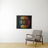Vintag Retro Niedliche Katze Wandteppich (Beispiel (Horizontal))