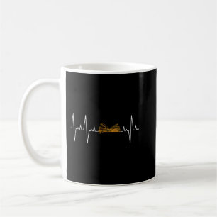 Vintag Retro Not Heartbeat Buchleser Lov Kaffeetasse