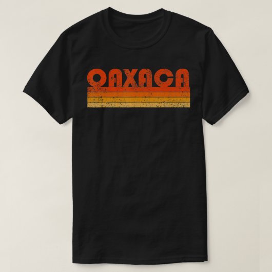 Vintag Retro Oaxaca Mexiko T-Shirt (Design vorne)